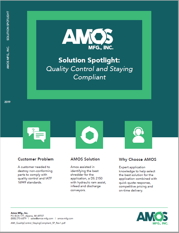 Amos Mfg Quality Control