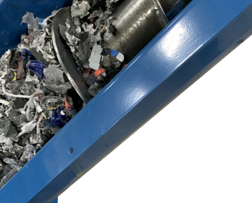 Auger Screw Conveyor with E-Scrap