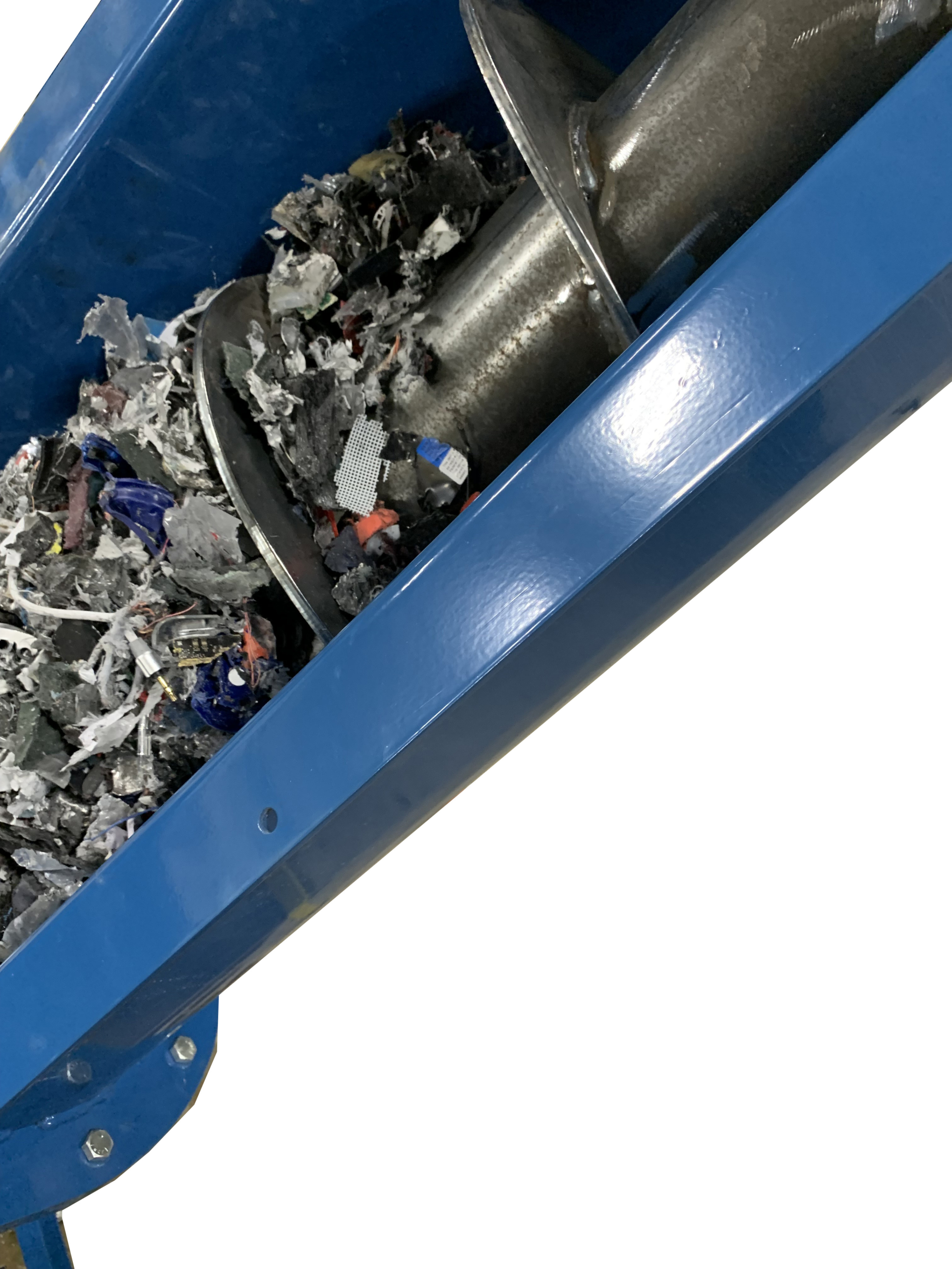 Auger Screw Conveyor with E-Scrap