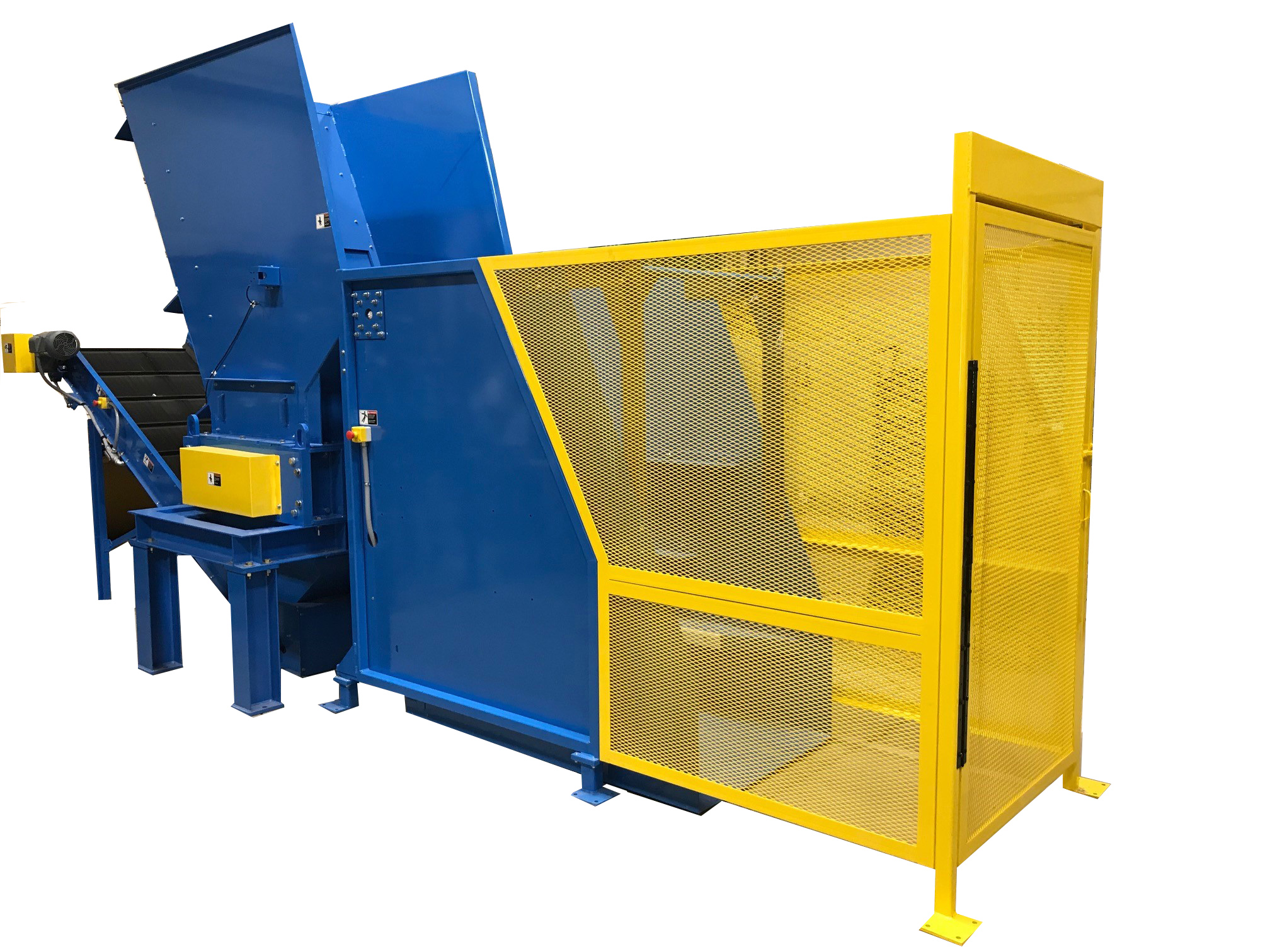 Multifunctional Shredder Double Shaft Block/Film/Barrel Shredding Machine